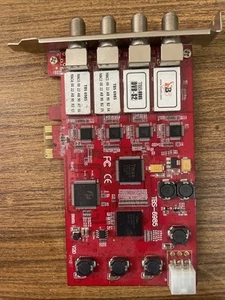 TBS6985 PCIe DVB-S2 Quad Tuner Satellite TV Card- TV Tuner for Window Linux - Photo 1/2