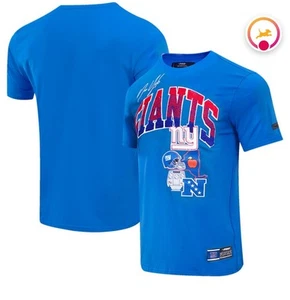 NWOT XXL New York Giants Pro Standard Super Bowl XLVI Patch Hometown Shirt Blue - Picture 1 of 8
