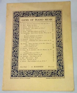 Choeur et Danse des Lutins Elfi Danza Pianoforte Partiture Schirmer 1900 Dubois - Foto 1 di 3