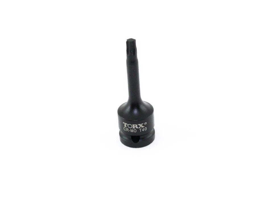 TMAX T-40 3" Long Black Impact Torx Socket Bit 1/2 Inch Square Drive Auto Tool - Image 1 of 4