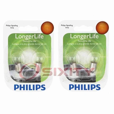 2 pc Philips Front Side Marker Light Bulbs for Plymouth Barracuda Belvedere cn - Image 1 of 4