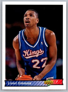 1992-93 Upper Deck #243 Lionel Simmons Sacramento Kings NBA Basketball Card - Picture 1 of 2