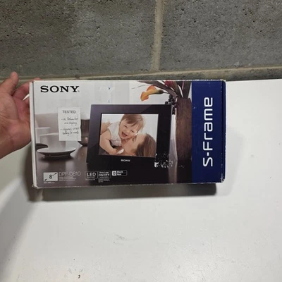 Sony s digital frame dpf-d810 works needs stand is missing - Image 1 of 4