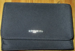 Colección Cartera Pequeña Textil Cierre a Presión Negra 4.25H x 6" Nueva Sin Etiquetas - Imagen 1 de 6