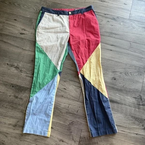 Vineyard Vines Herrenhose 36 x 32 Colorblock Yacht Bootfahren Flaggen kostenloser schneller Versand! - Bild 1 von 5