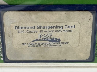 Карта для заточки бриллиантов DMT Dia-Sharp, крупная зернистость, 45 микрон (сетка 325) - Изображение 1 из 4
