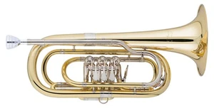 B-WARE Cerveny CTR 590 Bb Basstrompete Bass Trompete Messing Mundstück Koffer - Bild 1 von 6