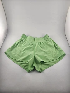 Lululemon Hotty Hot HR Shorts 2.5" Womens Green Lined Size 4 - Picture 1 of 8