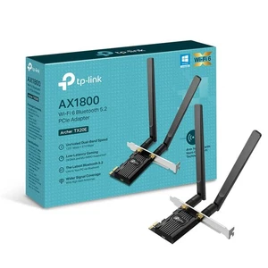 TP-Link AX1800 Wi-Fi 6 Podwójne anteny High Gain Adapter Bluetooth 5.2 PCIe, Dual- - Zdjęcie 1 z 5