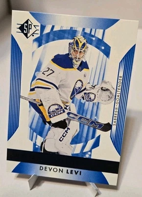 2023-24 UD SP Authentic Rookie Authentics #103 Devon Levi Buffalo Sabres - Image 1 of 2