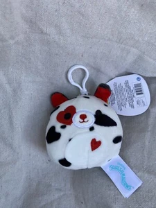 Squishmallow 3.5” "Dustin the Dalmatian” Kellytoy Plush Keychain Clip-On NWT - Picture 1 of 4