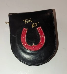 Vintage Emergency Tool Kit Mini Wrench Hammer And Screw Drivers In Zipper Case - Picture 1 of 6