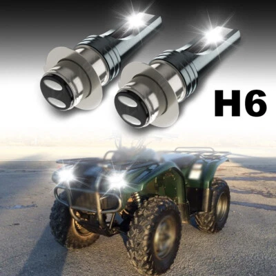 PARA Yamaha Timberwolf 250 1992-2000 Par P15D LED Hyper Faro Bombillas H6M Foto 1 de 4