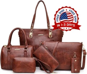 Monederos y Bolsos para Mujer Bolso Bandolera Cremallera Piel Sintética US NUEVO - Bild 1 von 8