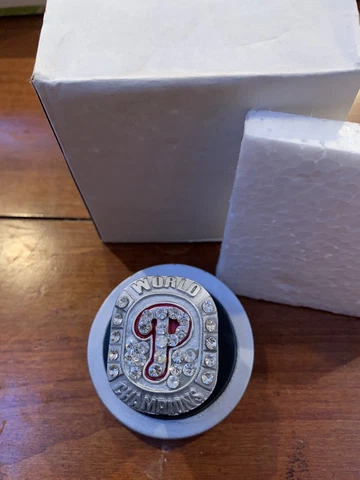 World Champions Replica Ring SGA Iron Pigs Philadelphia Phillies New in Box Cover