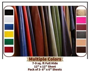 Premium Quality Sheep Skin Whole Nappa Soft Leather Hide - NO HOLES & CUTS - Picture 1 of 87