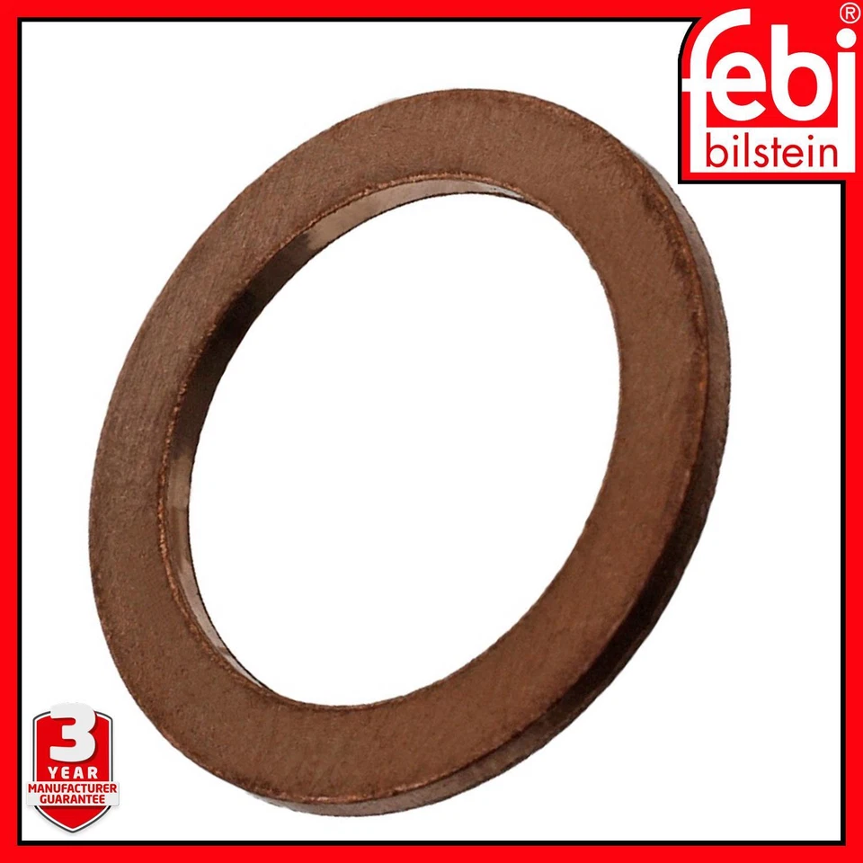 Oil Drain Sump Plug Copper Seal Washer For Skoda Rapid Roomster Superb 2001 on - Image 1 of 4