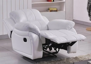 Bequemer Ledersessel manuell, Relaxsessel mit Komfort, 5129-1-2149, sofort - Bild 1 von 12