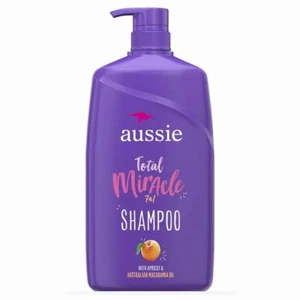 Aussie Total Miracle Shampoo, Paraben Free, for All Hair Types 26.2 fl oz - Picture 1 of 5