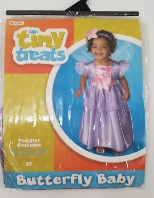 Disfraz de mariposa Tiny Treats para bebé 2T lavanda  Foto 1 de 4