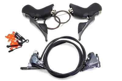 Shimano Ultegra ST-R8025 BR-R8070 2x11S  Shifters Disc Brake Levers & Calipers - Image 1 of 4