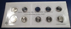 2013 America The Beautiful Quarters Kursmünzensatz P & D Prägestätten (01) - Bild 1 von 7