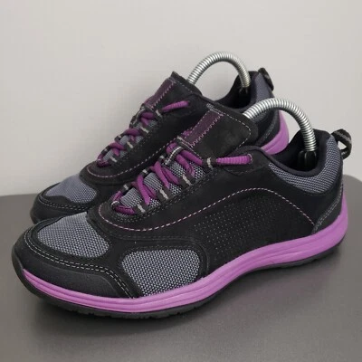 Clarks Inset Route Rock Climber Mujer 6 M Senderismo Negro Púrpura Zapatos Foto 1 de 4