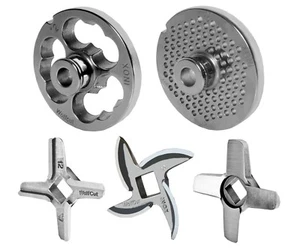 Lochscheibe mit Nabe für Fleischwolf Größen 10/12 mit allen Bohrungen  - Bild 1 von 18