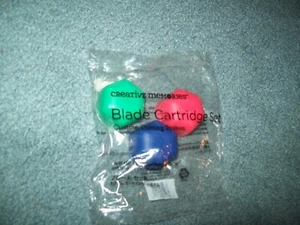 Creative Memories 3 Swivel Blades - Red Green & Blue - Custom Cutting System CCS - Picture 1 of 1