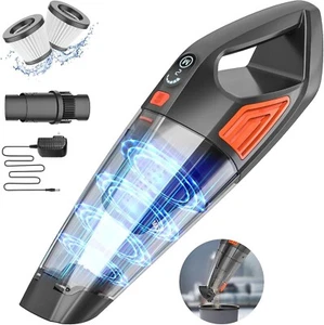 Jeshow Handheld Vacuum Cordless Car Vacuum, Dust Buster Hand Vacum Rechargeable - Picture 1 of 6
