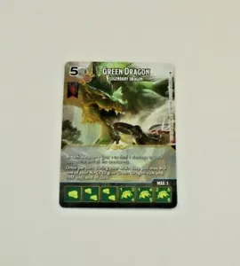 D&D Dice Masters Battle for FAERUN * Legendary Green Dragon Op Carta premio promozionale - Foto 1 di 1