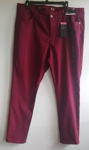 a.n.a Deep Ruby Womens Skinny Jeans Mid-Rise Size 18W NWT  - Picture 1 of 9