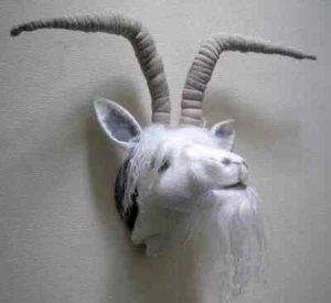 "Goat Trophy Head" With Horns Craft Sewing Pattern by Jan Horrox - Picture 1 of 1