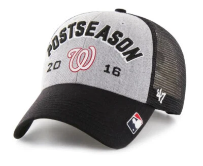 Gorra ajustable 2016 Washington Nationals Post temporada '47 MVP Foto 1 de 2