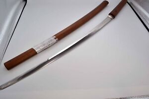 Katana épée japonaise 70,0 cm lame Nagamitsu Muromachi période Shirasaya
