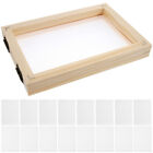 21 Pcs/Set Papermaking Screen Kit Ancient Frame Wooden Tool