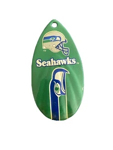 NFL Seattle Seahawks Throwback Logo Green Vintage Teardrop Spinner Large - Picture 1 of 1
