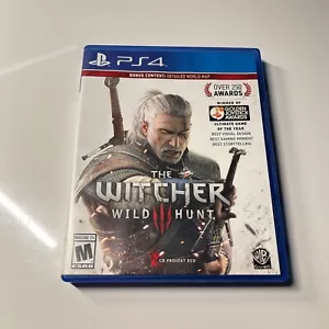 Witcher III (3): Wild Hunt (Sony PlayStation PS4, 2015) Cleaned, Tested - Picture 1 of 3