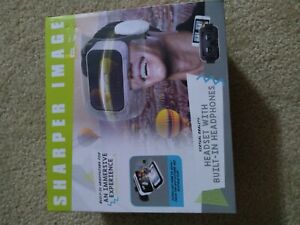 New Sharper Image Virtual Reality Headset with Built-In Headphones
