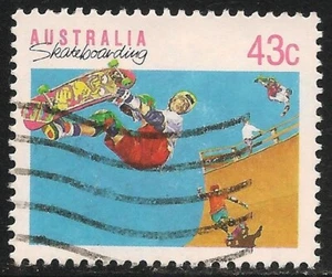 Australia #1119 (A400) VF USED - 1990 43c Skateboarding - Picture 1 of 1