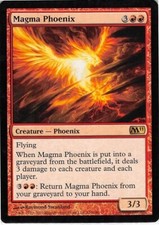 Magma Phoenix *Rare* Magic MtG x1 M11 MP