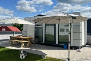 Container Pavillon Bürocontainer Wohnung Mini-Haus Gartenhaus 6x2,5m - Bild 1 von 10
