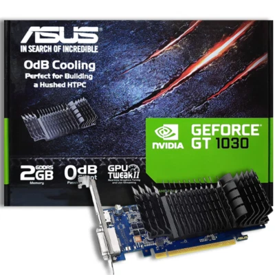 Asus GeForce GT 1030 2GB DDR5 Nvidia Scheda Video PC Low Profile GPU PCIe 3.0 - Immagine 1 di 4