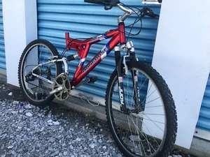 Full Suspension Mountain Bike- Mongoose Inferno-18.5” Frame- RockShox-Shimano - Picture 1 of 24