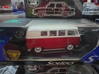 VOLKSWAGEN COMBI VITRE 1966 SOLIDO PRESTIGE REF.8031 SCALA 1/18 - Immagine 1 di 4