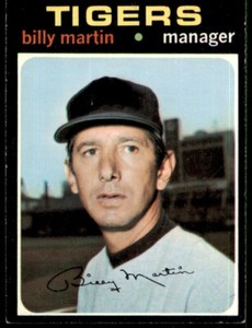 1971 Topps Billy Martin    #208