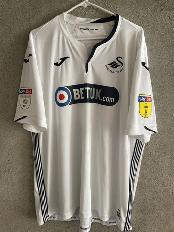 Swansea City AFC 2018 2019 Joma home football shirt soccer jersey. Size 3XL Xxxl Cover