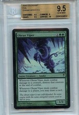 MTG Ohran Viper  BGS 9.5 Gem Mint Coldsnap Foil Magic Card Amricons 4833