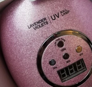 Pink Sparkly Professional UV LED Nail Lamp - Picture 1 of 6