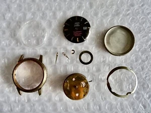wATCH URBITA 25 JEWELS DIAL FACE HANDS PARTIAL MOVEMENT + RANDOM PC LOT neocurio - Picture 1 of 6